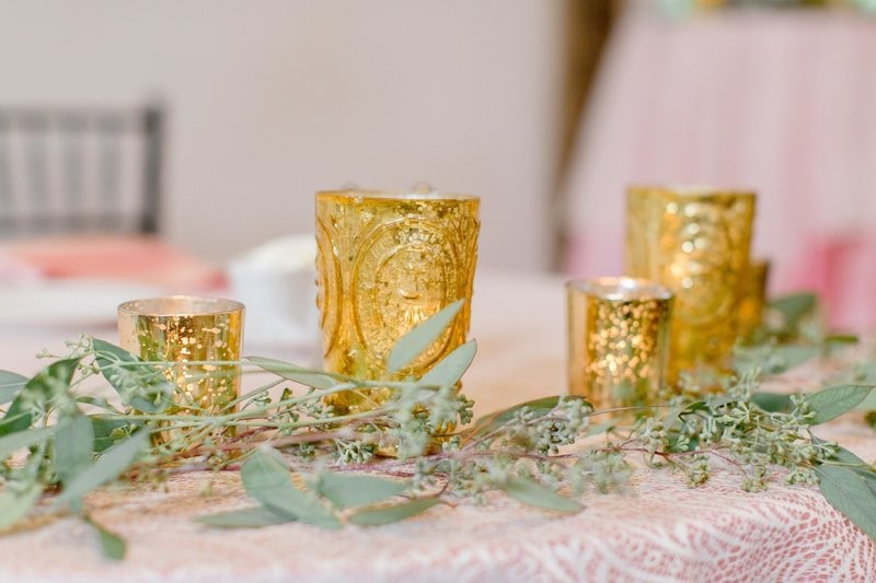Larger Assorted Gold Votive Candles