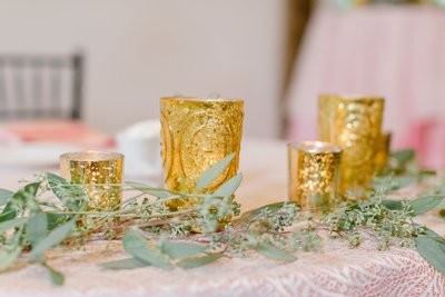 Larger Assorted Gold Votive Candles