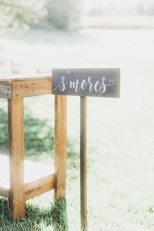 "S'mores" Wood Sign