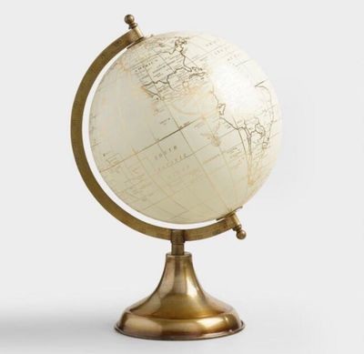 Gold & Ivory Globe