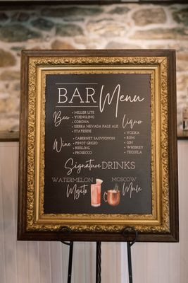 #14 Walnut & Gold Frame