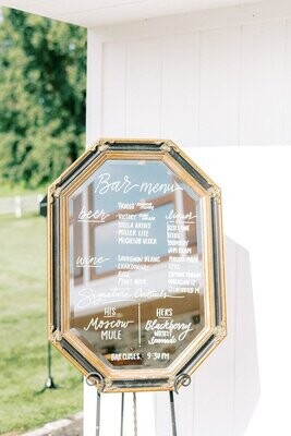 #57 Black & Gold Mirror #57 Black & Gold Mirror