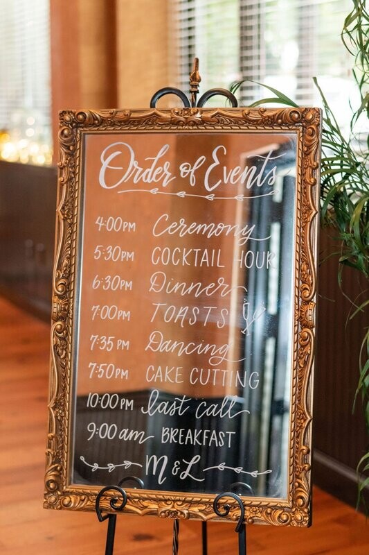 #54 Ornate Gold Mirror