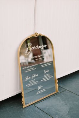 #55 Gold Arch Mirror