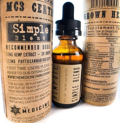 Simple Blend MCT Tincture 500mg
