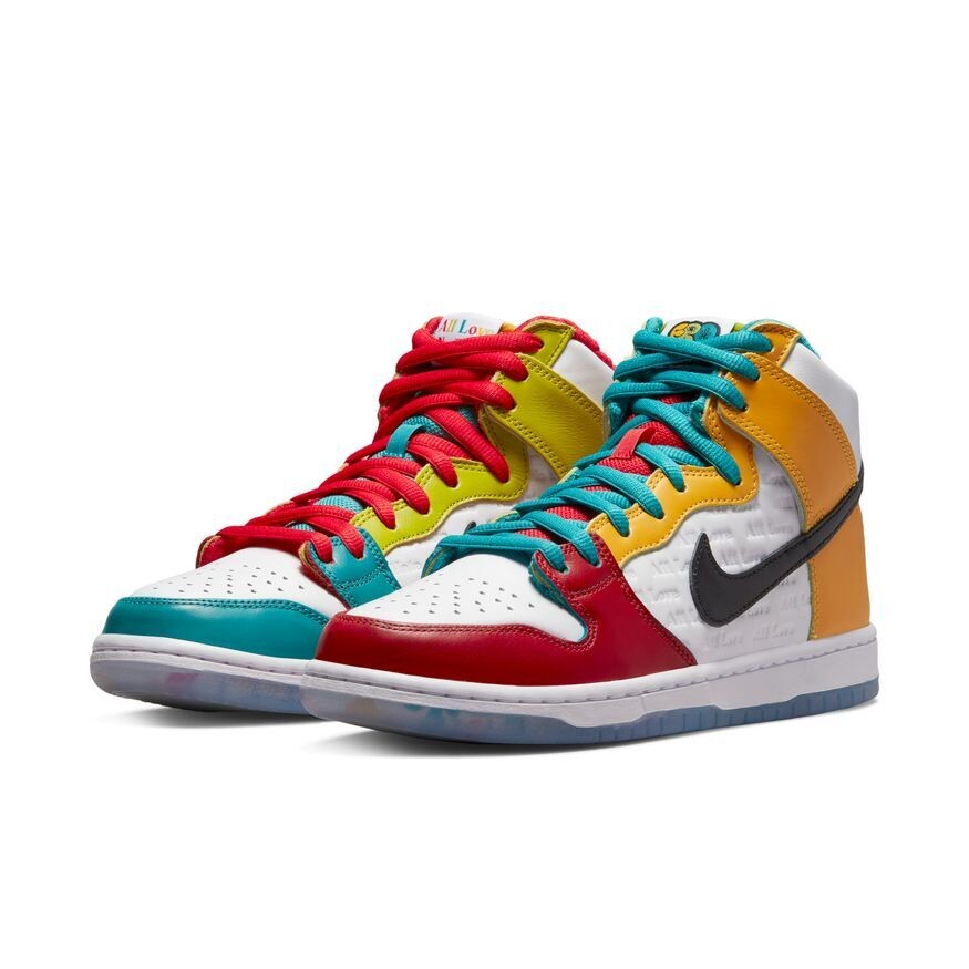 Nike SB Dunk High Pro
WHITE/METALLIC GOLD-UNIVERSITY RED