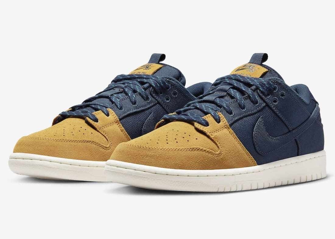 Nike SB Dunk Low Midnight Navy Desert OchreDesert Ochre/Midnight Navy