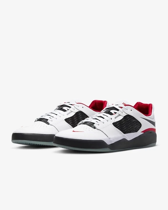 NIKE SB ISHOD WAIR PREMIUM WHITE/BLACK-UNIVERSITY RED-BLACK