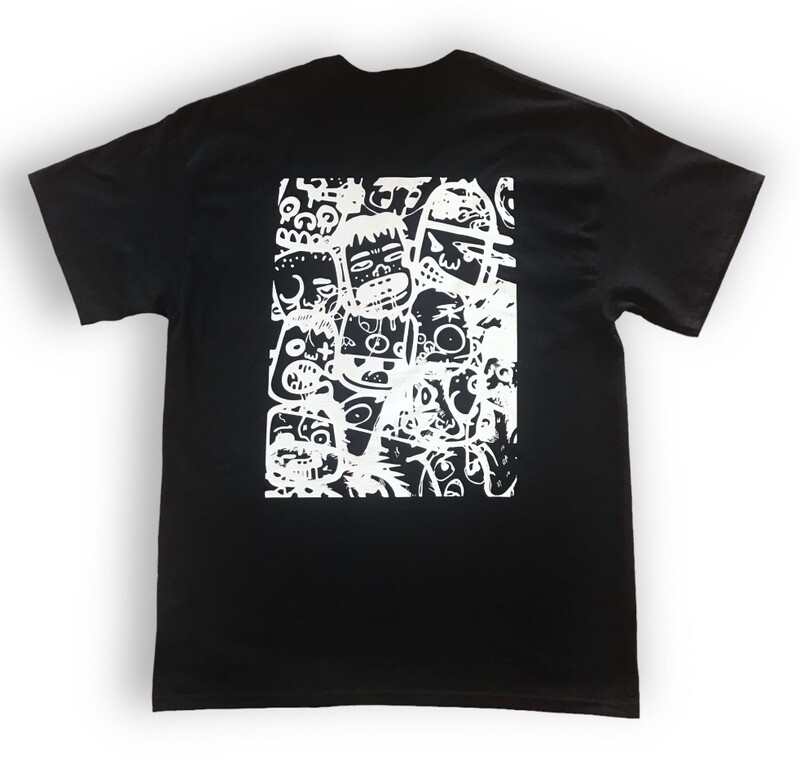 DIGITAL TEE BASTARD BLACK WHITE