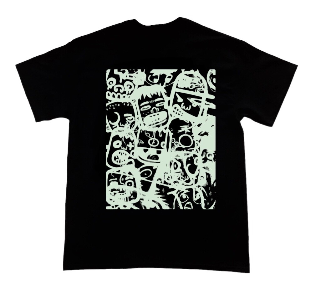 DIGITAL TEE BASTARD BLACK GREEN