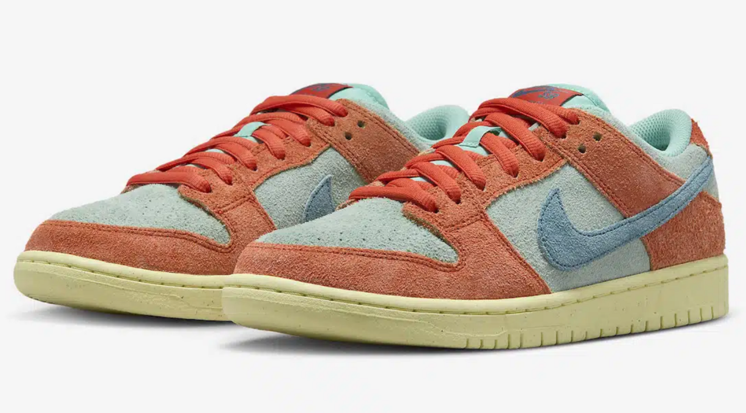 NIKE SB DUNK LOW PRO PREMIUM
ORANGE NOISE AQUA