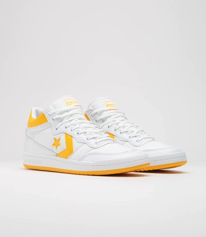 CONVERSE CONS FASTBREAK PRO MID WHITE/LIGHT YELLOW