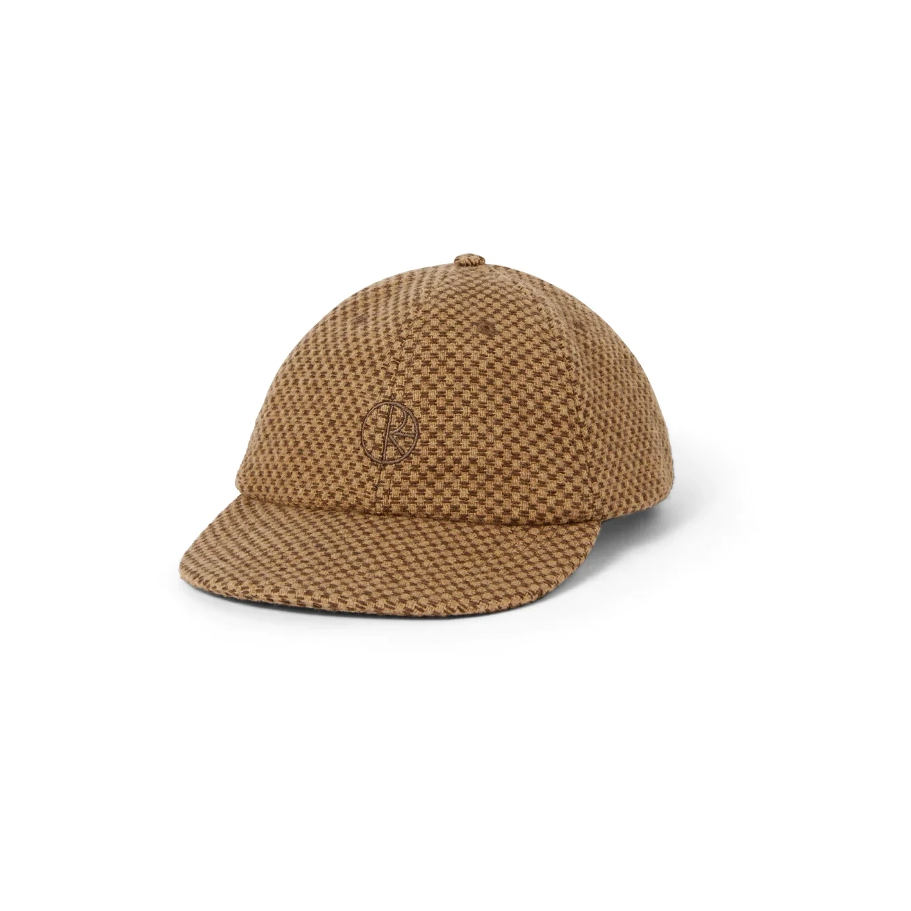 POLAR TOM CAP | WOOL - BROWN CHECK
