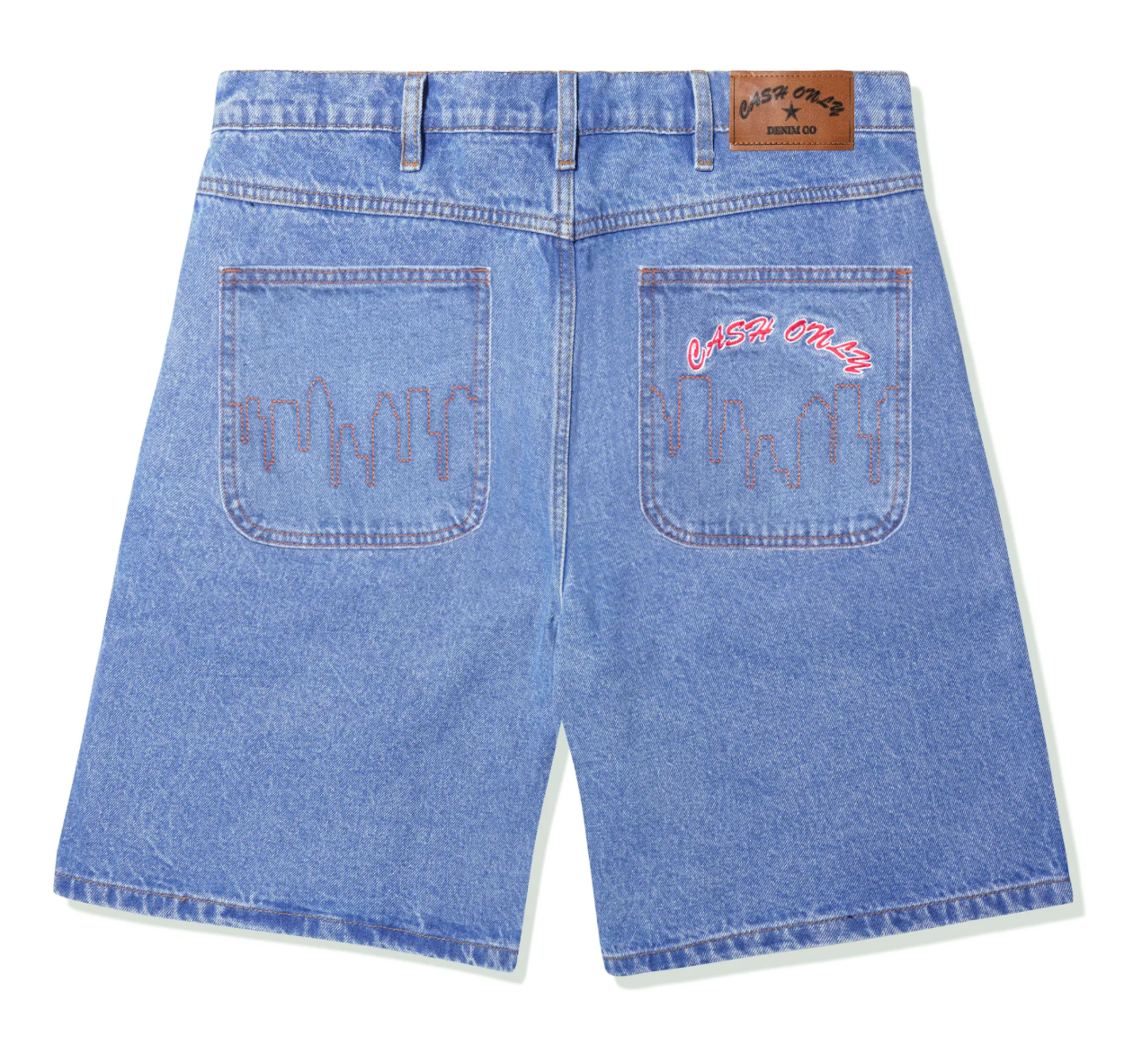 CASH ONLY SHORT DENIM WASHED INDIGO