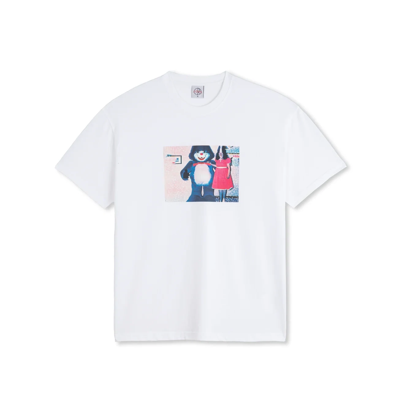 POLAR TEE | PINK DRESS - WHITE