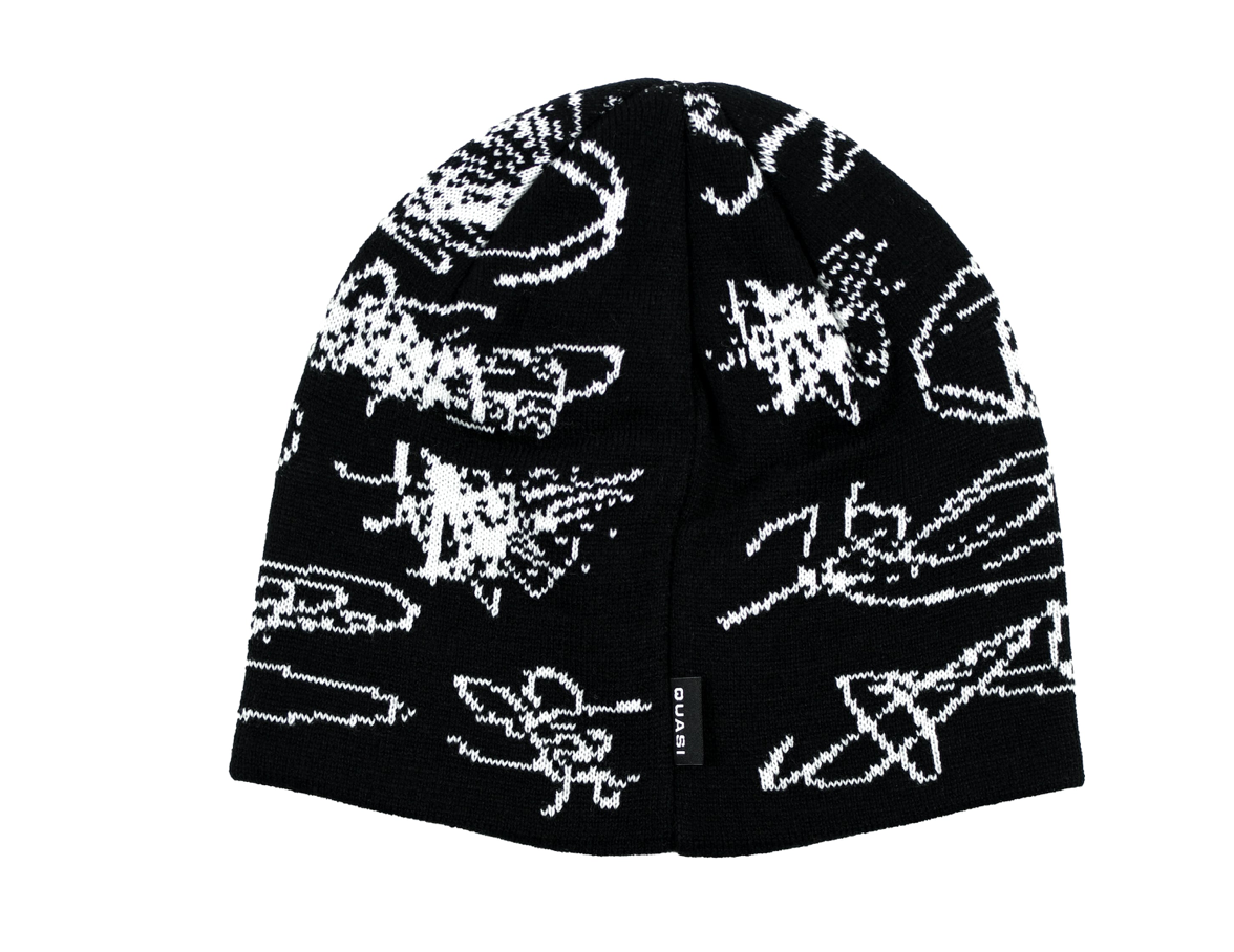 QUASI / LASCAUX BEANIE / BLACK