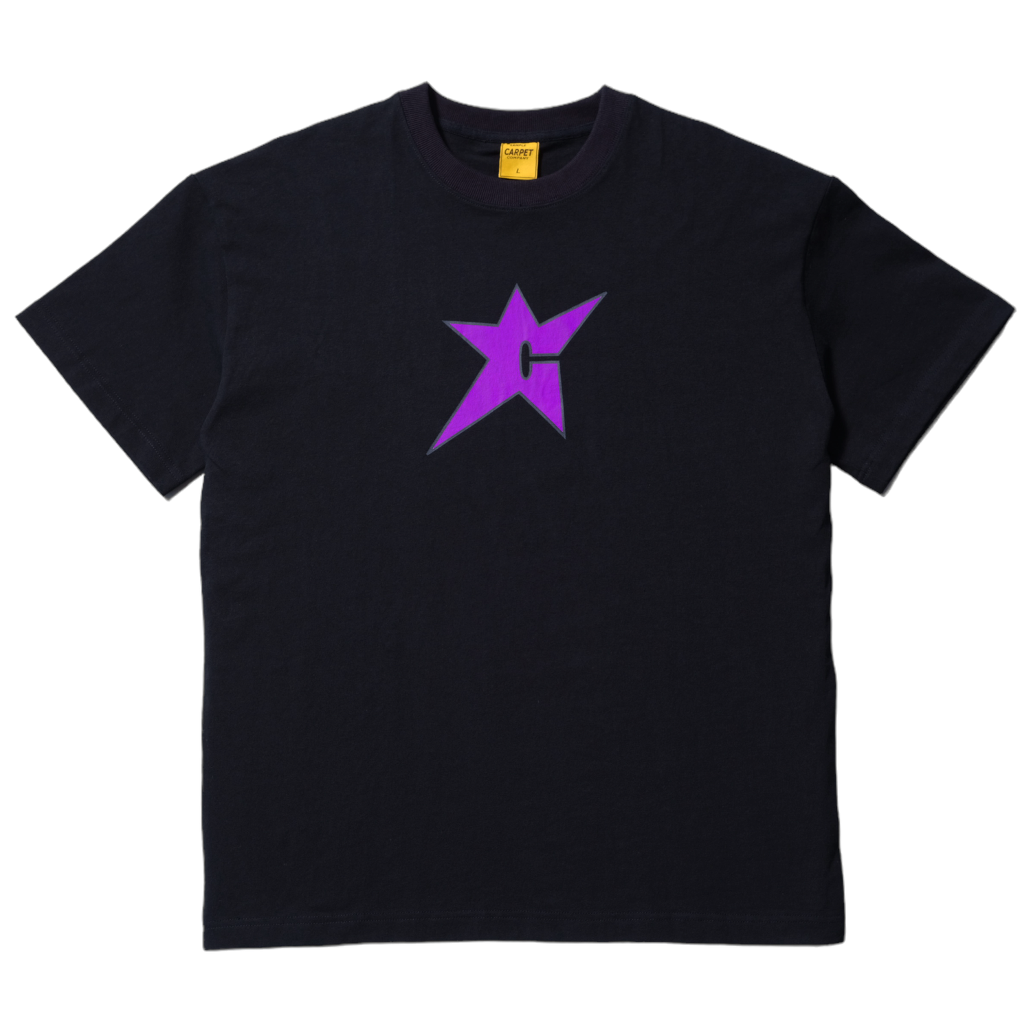 Carpet Company C-Star Logo T-Shirt Black Purple