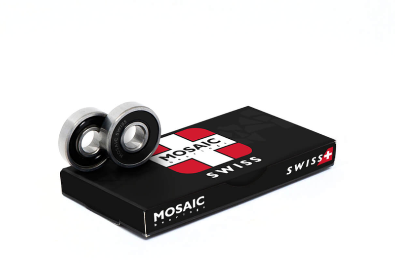 Swiss Silver Black Mosaic Bearings