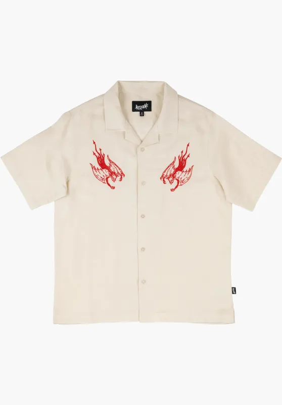 WELCOME Hellion Embroidered Linen