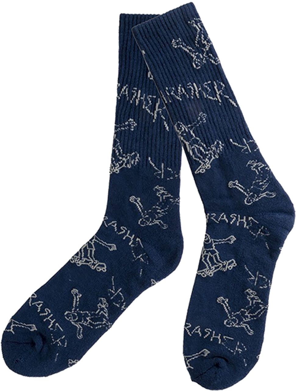 THRASHER SOCKS NAVY