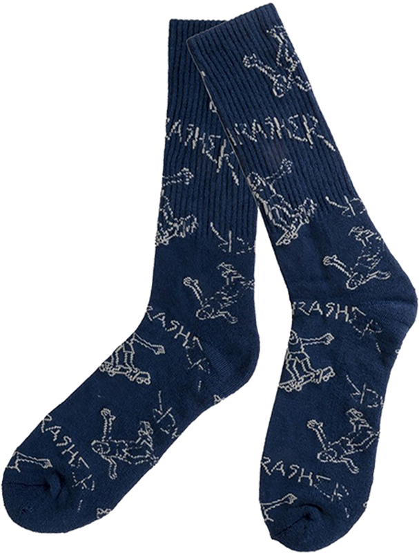 THRASHER SOCKS NAVY