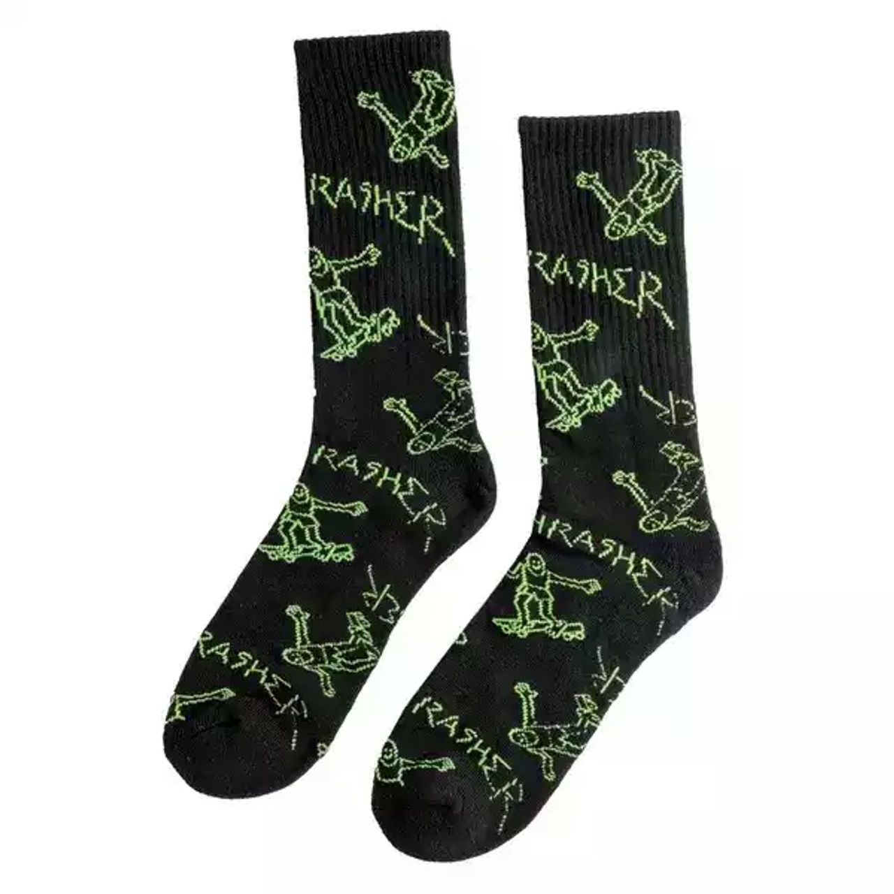THRASHER SOCKS GREEN