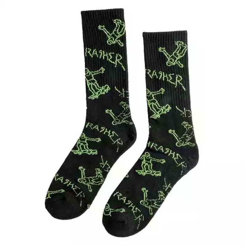 THRASHER SOCKS GREEN