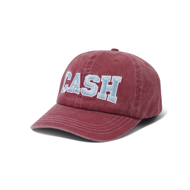CASH ONLY CAMPUS 6 PANEL BURGUNDY