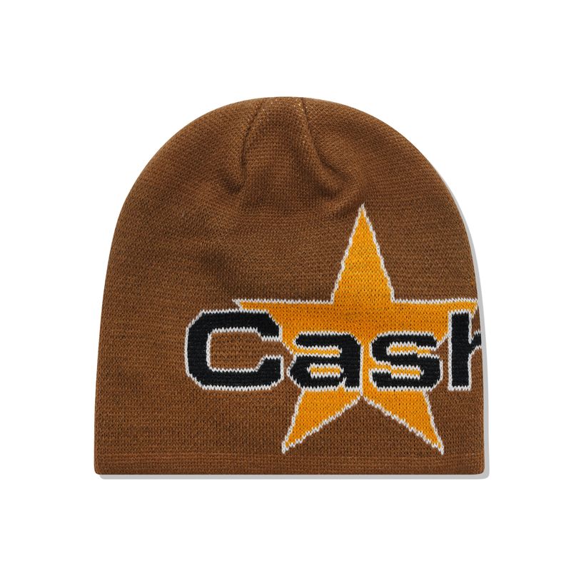CASH ONLY DUGOUT BEANIE BROWN