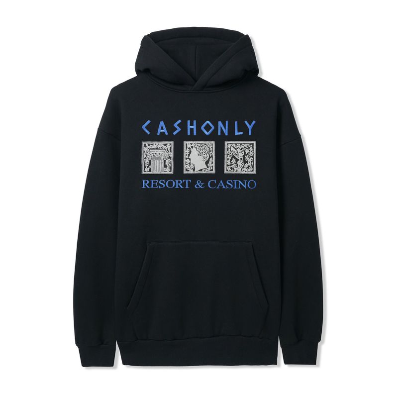 CASH ONLY HIGH ROLLERS PULL-OVER HOODIE BLACK