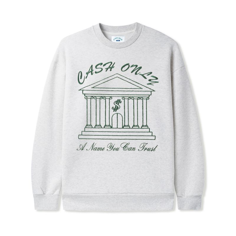CASH ONLY BANK CREWNECK