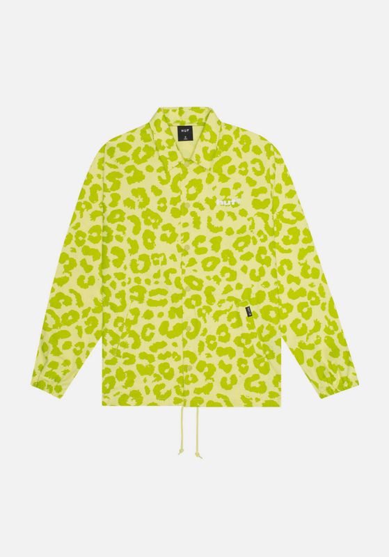 HUF NEO LEOPARD COACH JACKET