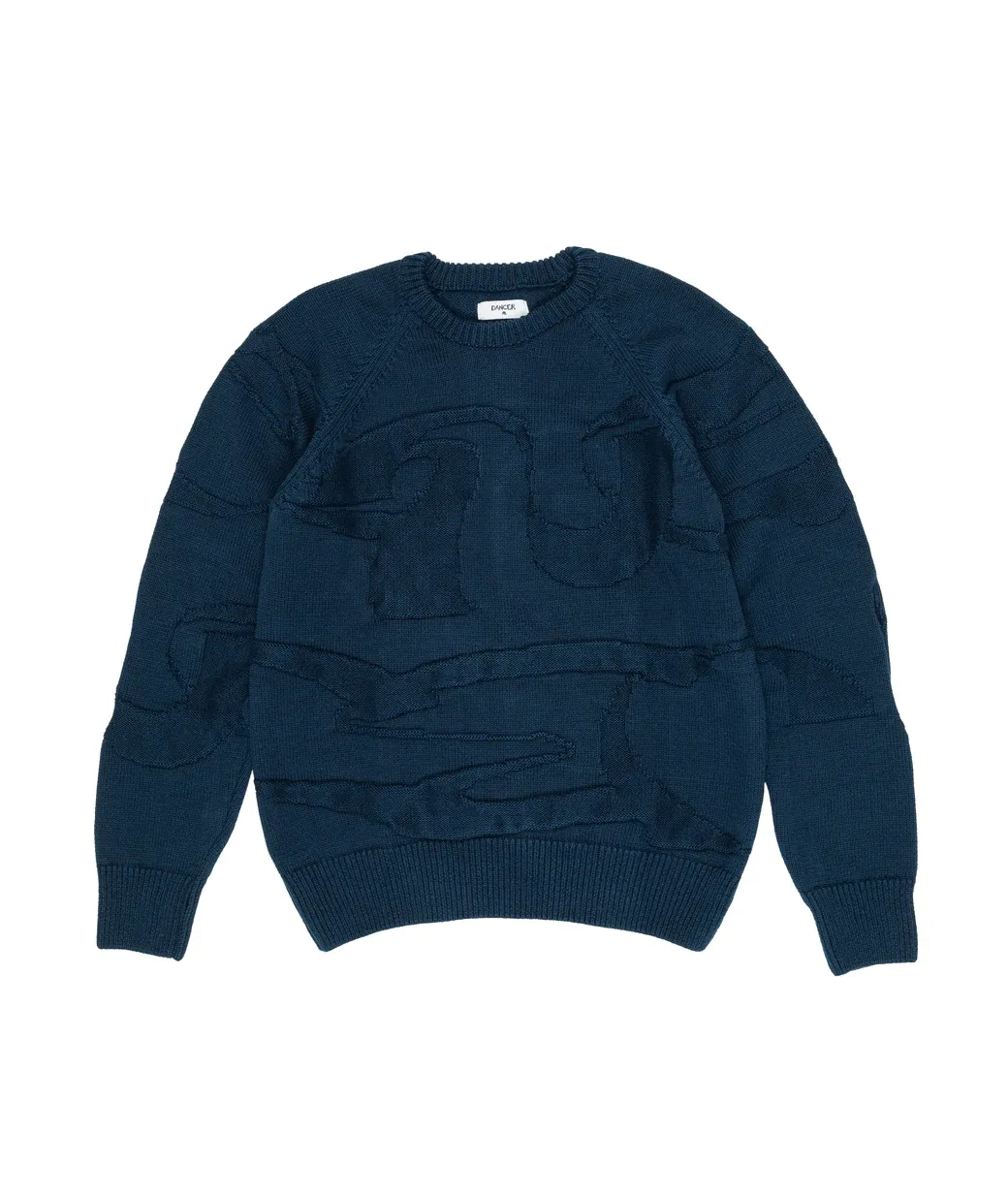DANCER Triple Logo Knit NAVY