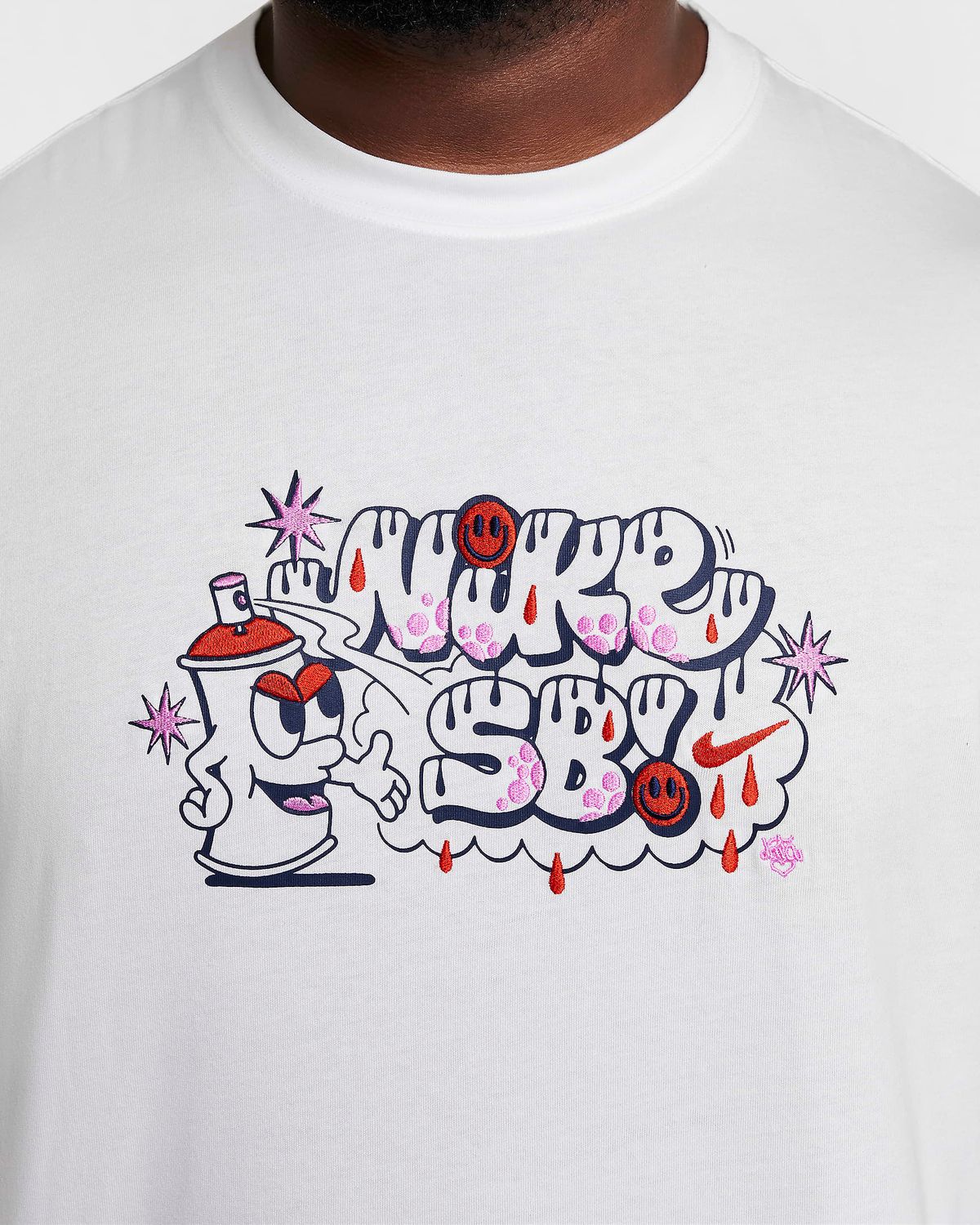 NIKE SB TEE WHITE FLOP