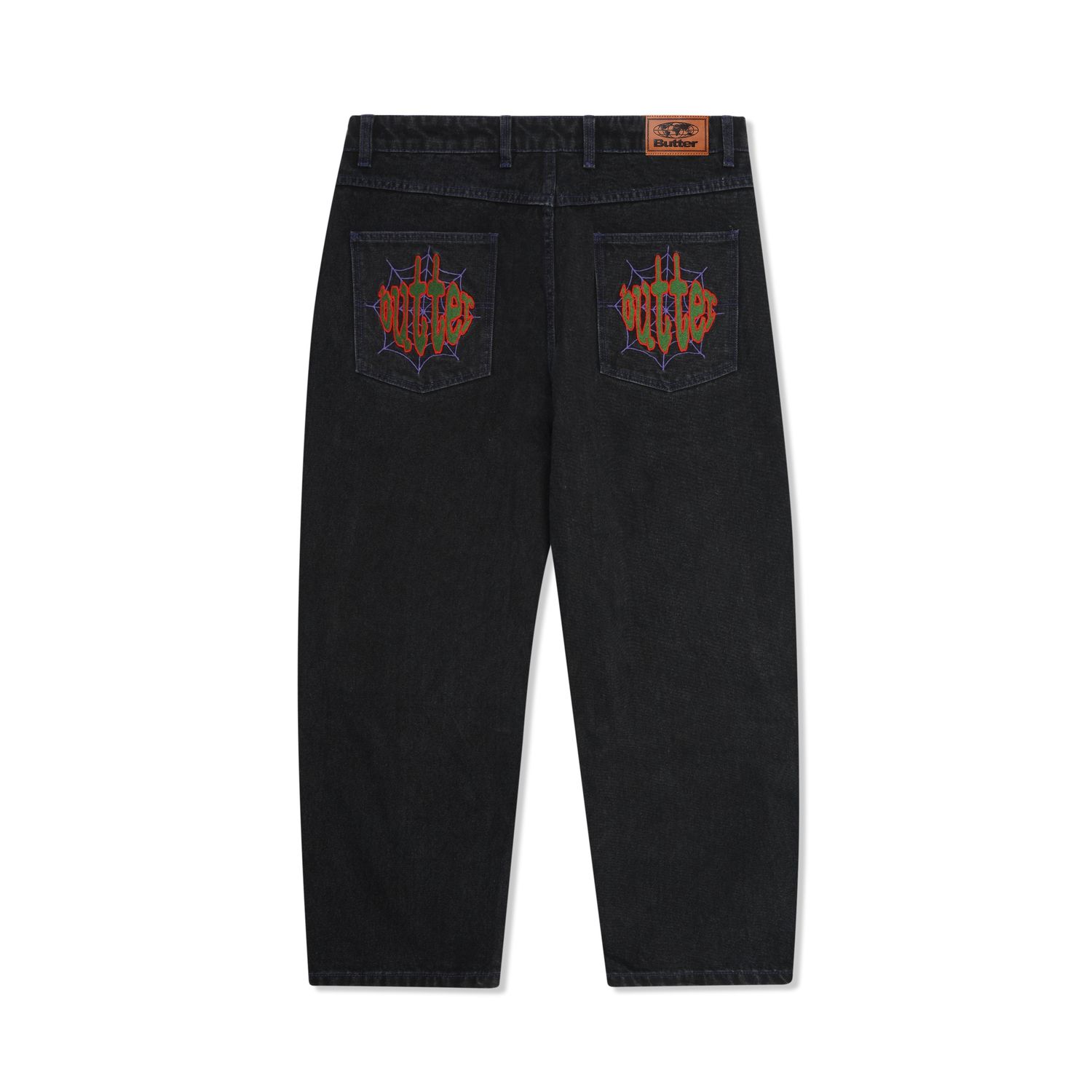 BUTTER Spider Denim Jeans WASHED BLACK