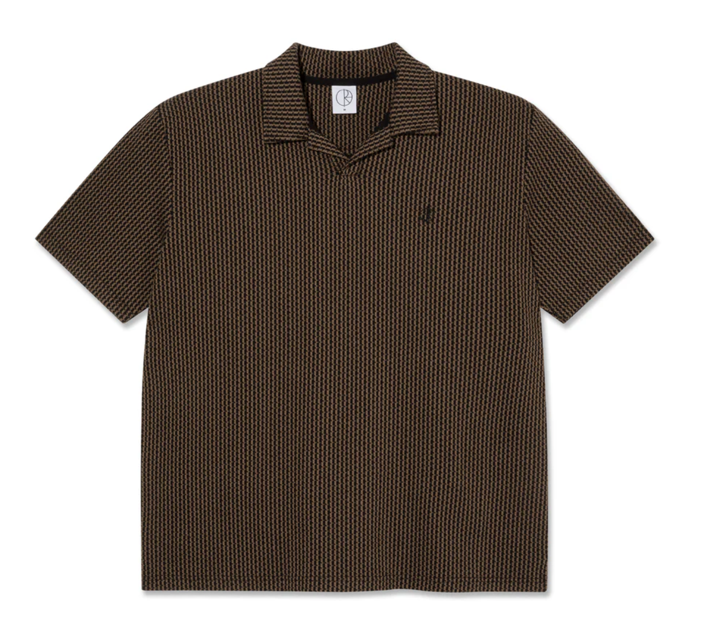 POLAR SERGE POLO SHIRT | BOUCLE - BRASS / BLACK