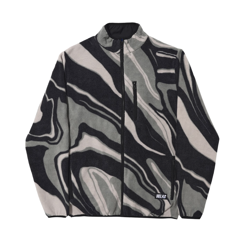 HÉLAS AVALANCHE FLEECE JACKET GREY/BLACK