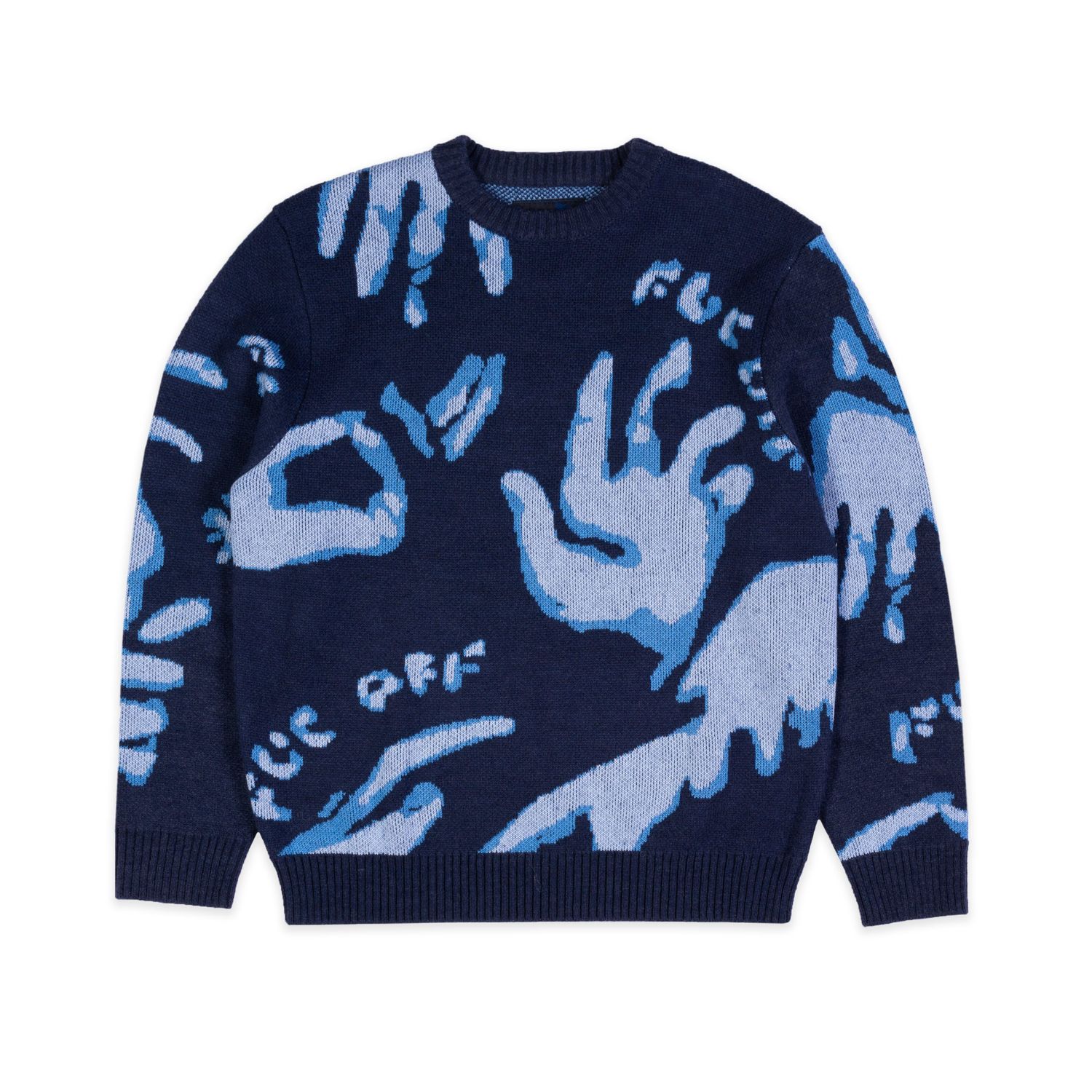 FUC OFF knit (blue)