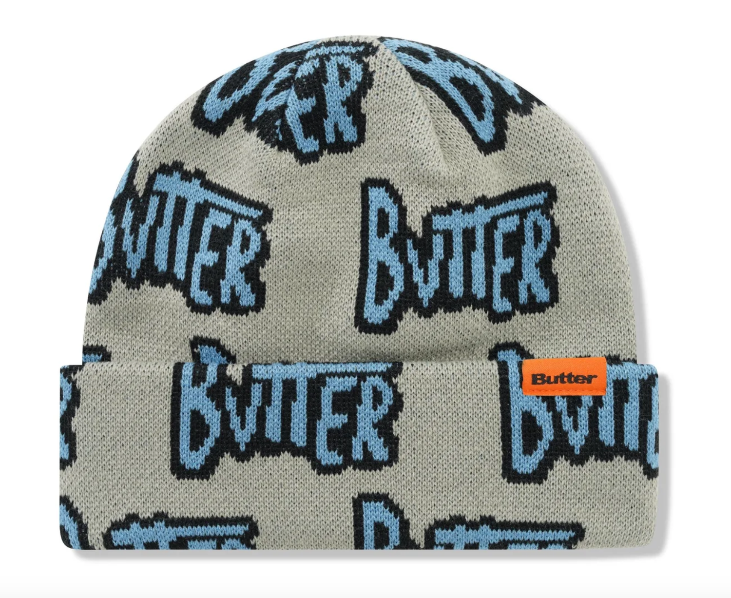 BUTTER Sketch Cuff Beanie, Pewter