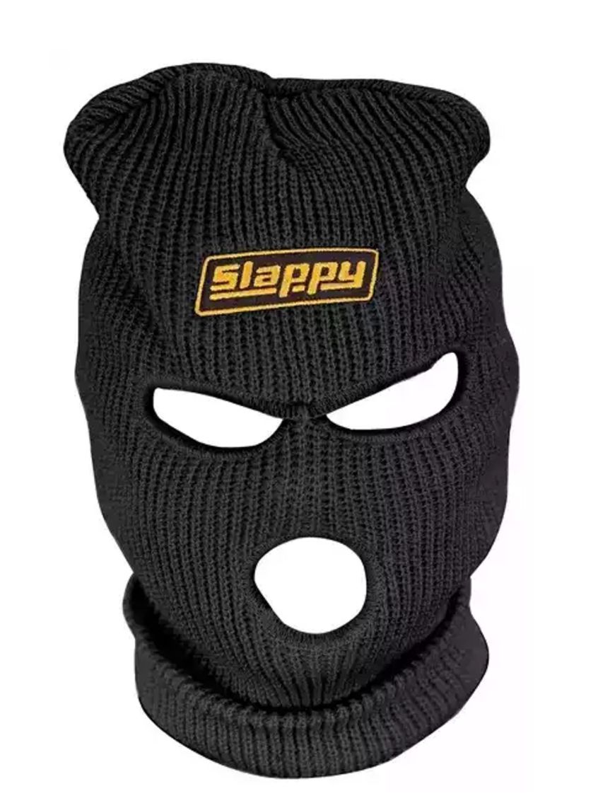 SLAPPY BEANIE MASK BLACK