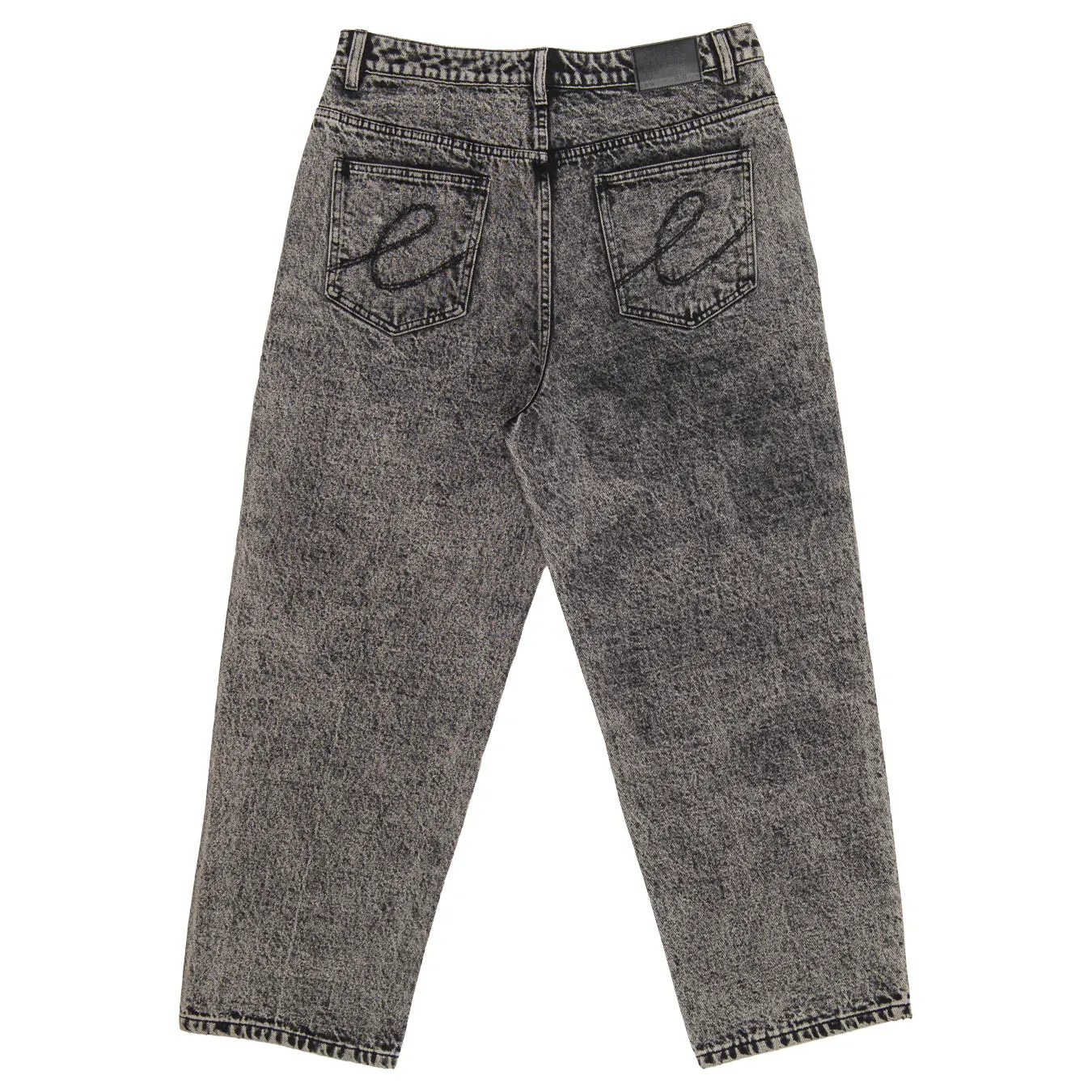 HODDLE 16 OUNCE RANGER JEAN BLACK ACID WASH