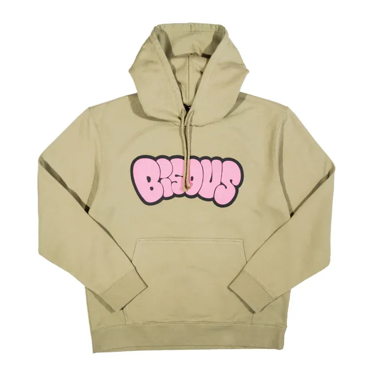 BISOUS Hoodie Heart Light Olive