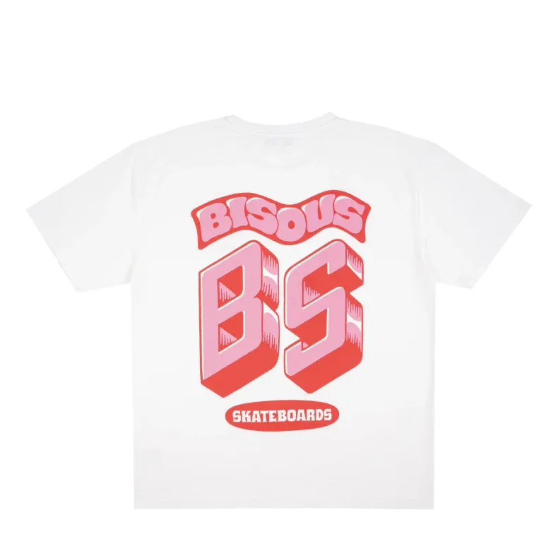 BISOUS T-shirts Monogram White