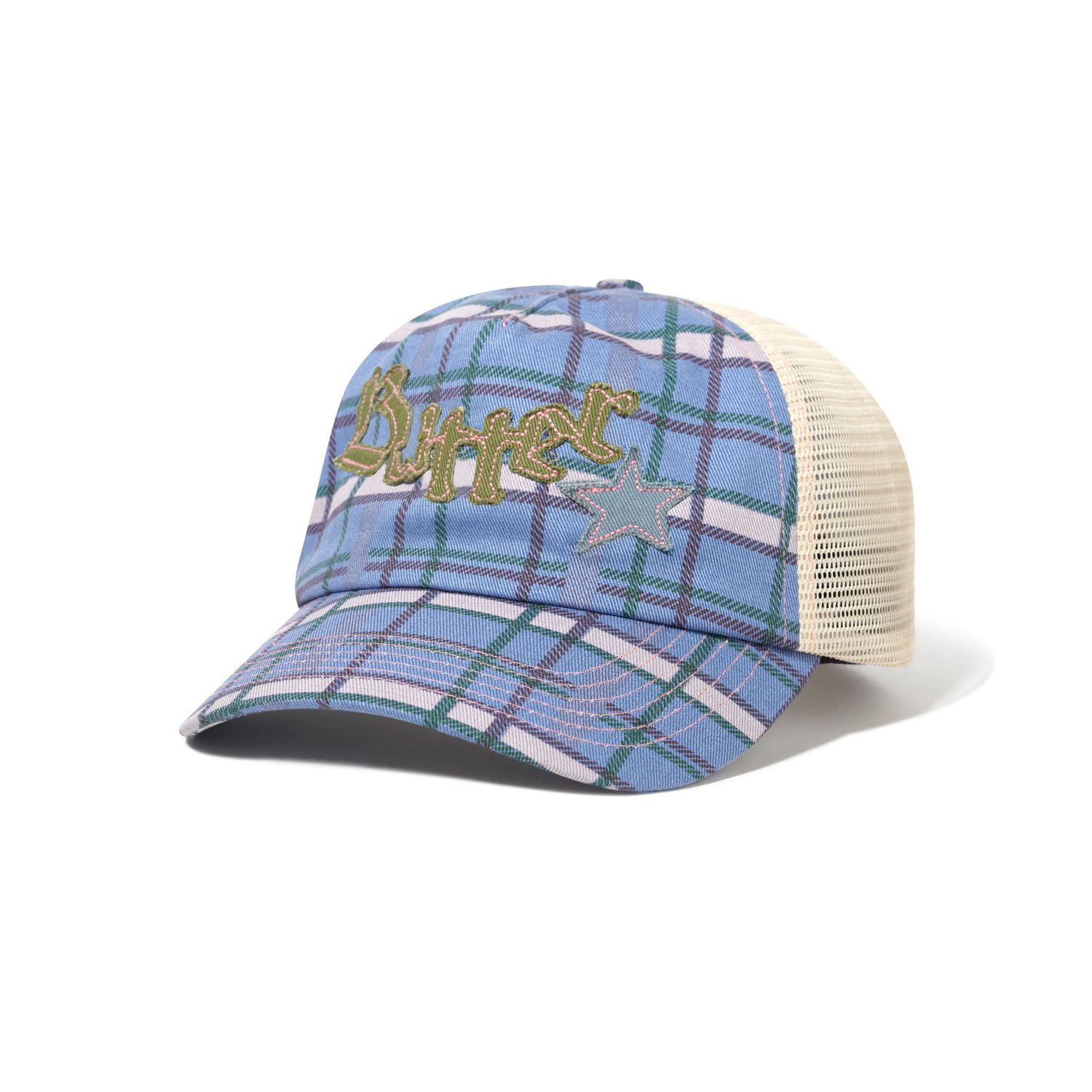 BUTTER Edge Trucker Cap Plaid