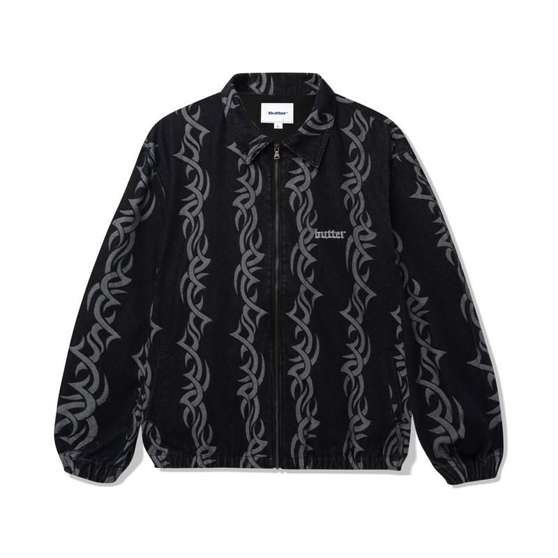 BUTTER Tribal Denim Jacket Black
