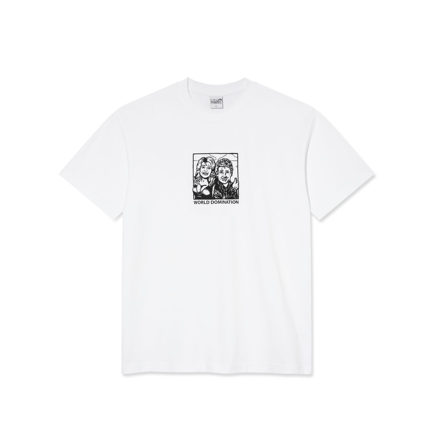Polar-Skate-Co-SP25-Tee-World-Domination-White