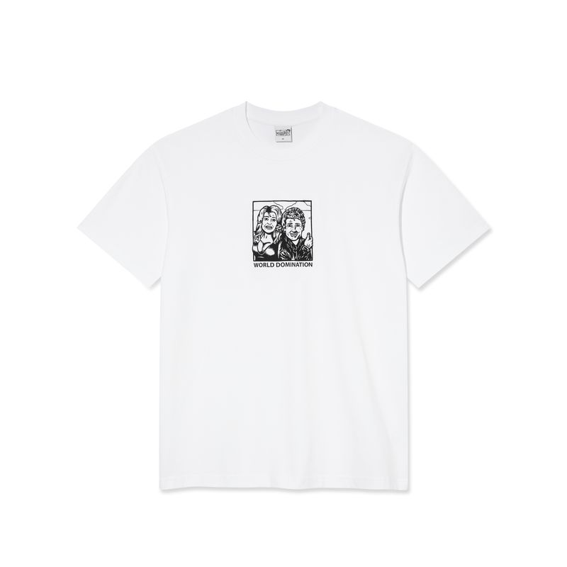 Polar-Skate-Co-SP25-Tee-World-Domination-White