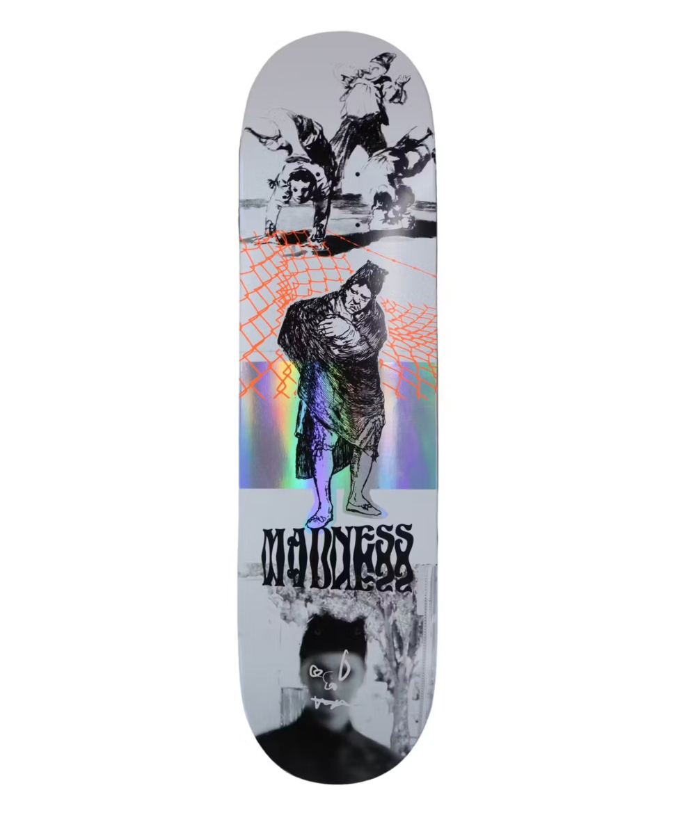 MADNESS MADHOUSE SUPER SAP 8.25” SKATEBOARD DECK - TREY WOOD