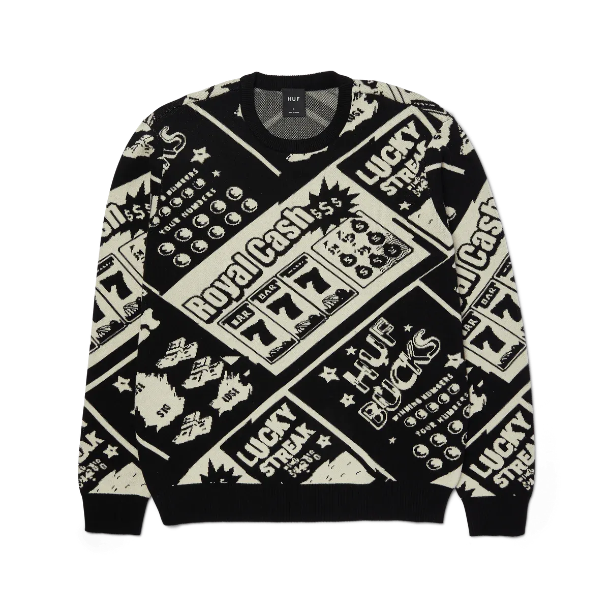 HUF LUCKY CREWNECK SWEATER