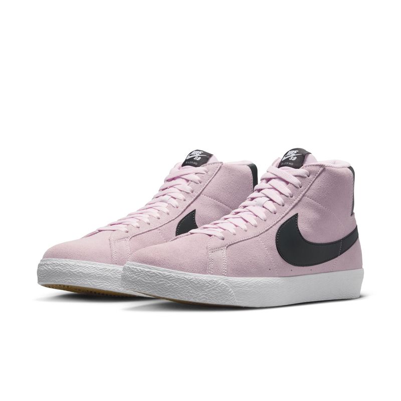 NIKE SB ZOOM BLAZER MID PINK FOAM/ANTHRACITE-WHITE-GUM YELLOW FD0731-601